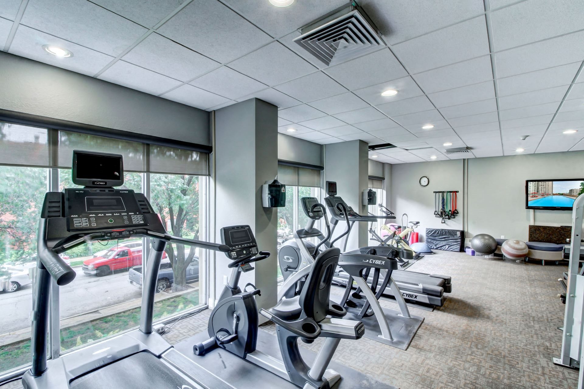 Amenities High impact Fitness Center at Towne House, St. Louis, MO